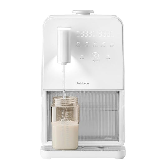 Instant Hot Water Dispenser, Water Warmer for Baby Formula, Tea, Coffee, Precise Volume & Temperature Smart for All Bottles with Night Light, 3L Large Glass Water Tank(102oz), 7x24H Keep Warm