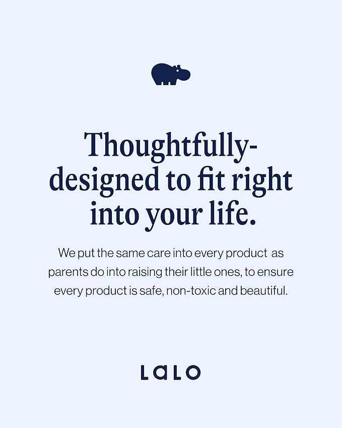 Lalo The High Chair Infant Kit - Convertible Wooden High Chair for Babies & Toddlers with Infant Support & Cushion, Grows with Your Child, Dishwasher Safe Tray, Adjustable Footrest Grapefruit