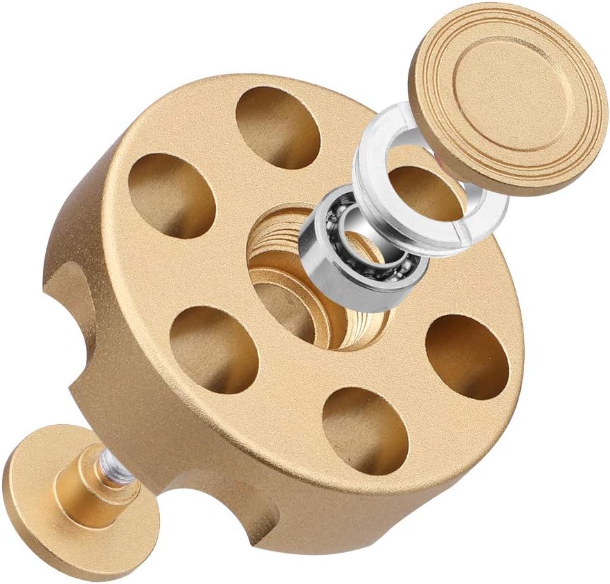 Cool Alloy Fidget Spinner Metal Toy for Kids Adults, Fidget Cube Chain Toys Small Sensory Gadget Finger Hand Spinner Focus Desk Spining Top Toy Party Favors Prizes Goody Bag Fillers Novelty Gift
