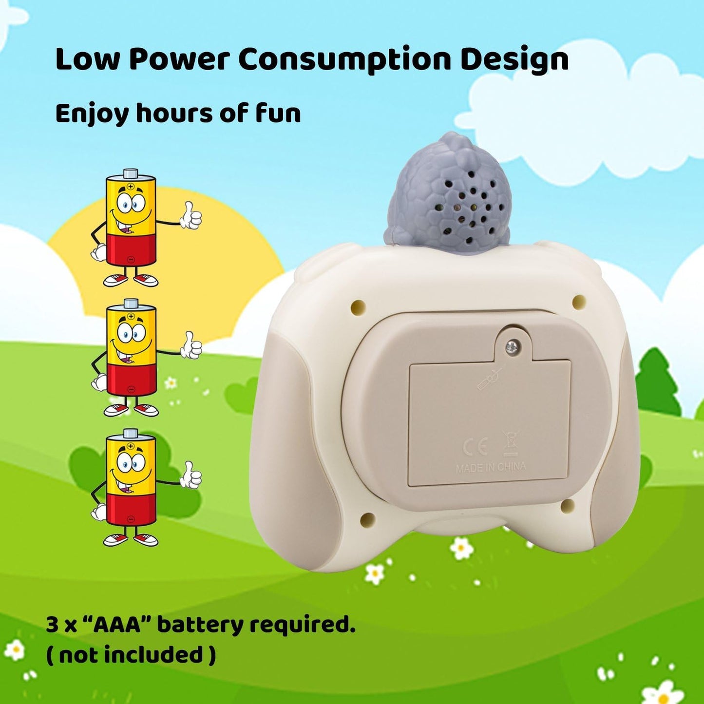 Fast Quick Push Bubble Pop Fidget Toy, Electronic Light Up Game Console, Cool Birthday Present for 6 7 8 9 10-12 Year Boys and Girls Pop Up Stress Relief Toy, Concentration Speed Puzzle Game for Kids