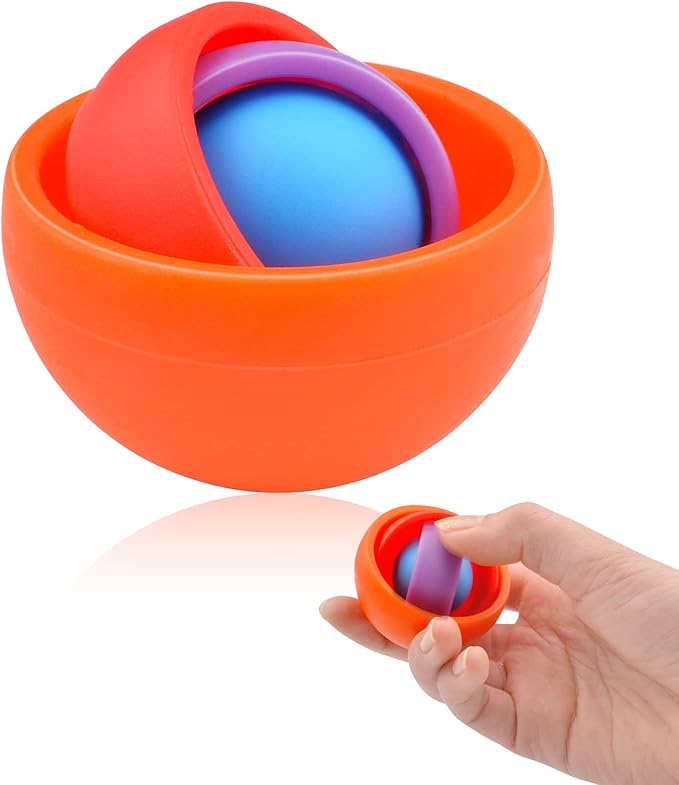 Fidget Toy for Adults, Sensory Toys for Teens 8-12, Gift Ideas for Boys Girls Teens Kids, ADHD Autism Quiet Stress Relief Finger Toy Hand Fidget Spinner