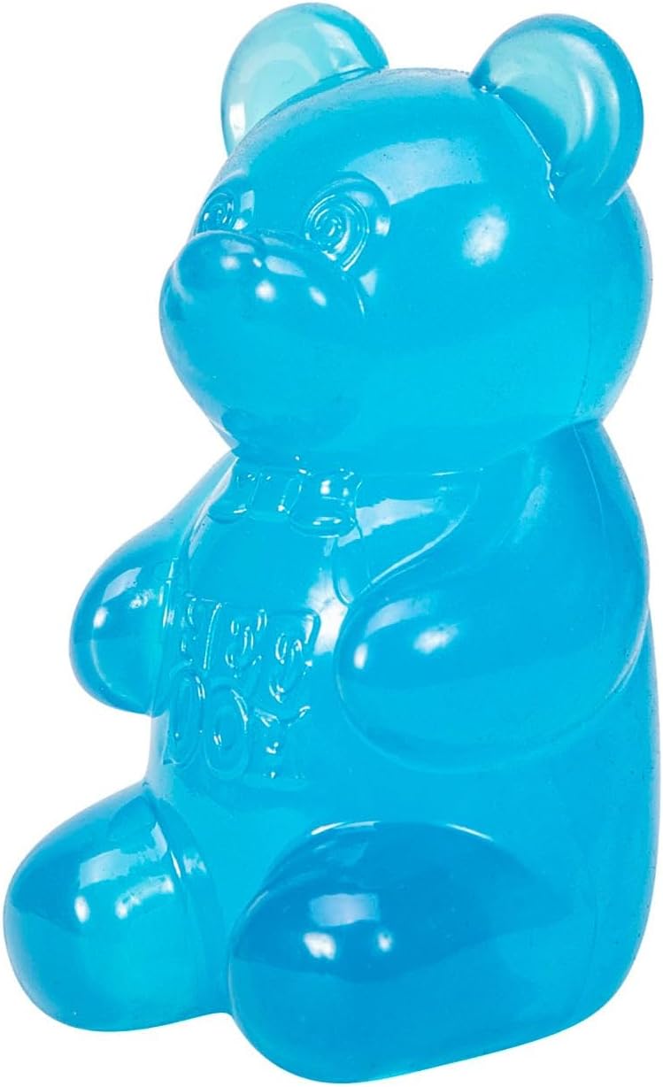 Schylling NeeDoh Gummy Bear - Sensory Fidget Toy - Assorted Colors - Ages 3 to Adult (Pack of 1)