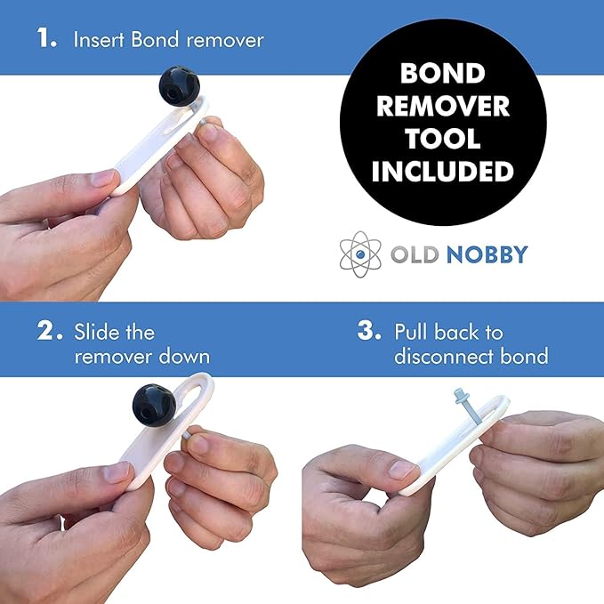 Old Nobby Chemistry Model Kit - 115 Piece Molecular Model Set includes Atoms, Bonds, Instructional Guide - STEM Science Tool for Students, Organic Chemistry, Molecular Learning - Colorful Models