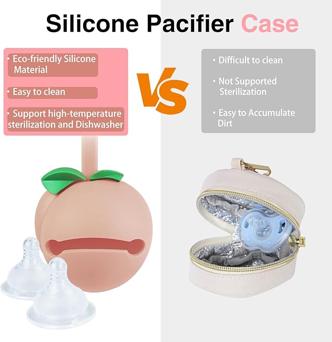 Diaper Bag Tote, Baby Diaper Tote Bags Crossbody Hospital Bag Travel Large Mommy Bag, with Silicone Pacifier Case