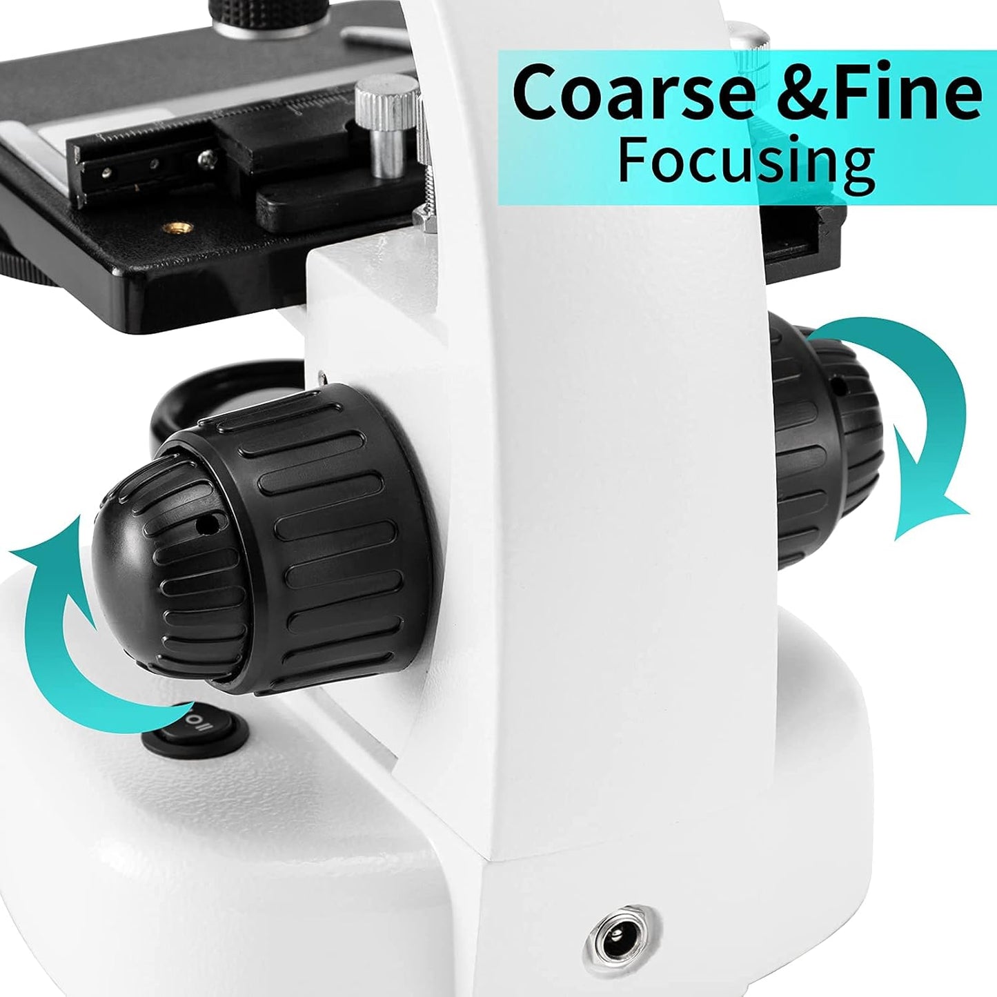 Compound Binocular Microscope,WF10x and WF25x Eyepieces,40X-2000X Magnification, LED Illumination Two-Layer Mechanical Stage,Microscope for Adults…