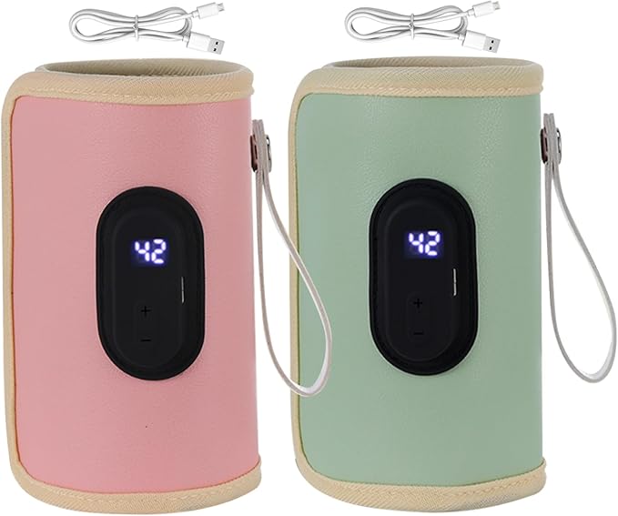Portable Bottle Warmer Portable Bottle Warmer 18w Quick Heating Baby Temperature Adjustable USB Baby Heater for Home Family Green