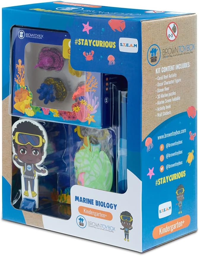 Educational Science STEM Kit for Kids Ages 6–8- Gift for Boys & Girls (Oscar Marine)