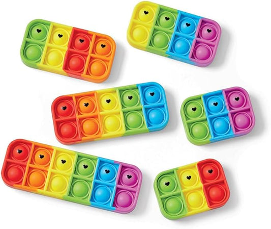 hand2mind Elkonin Box Sensory Bubble Poppers, Phonemic Awareness, Phonics Manipulatives, Science of Reading Classroom Materials, Speech Therapy Toys, Push Pop Fidget Toys for Kids, Fine Motor Tools