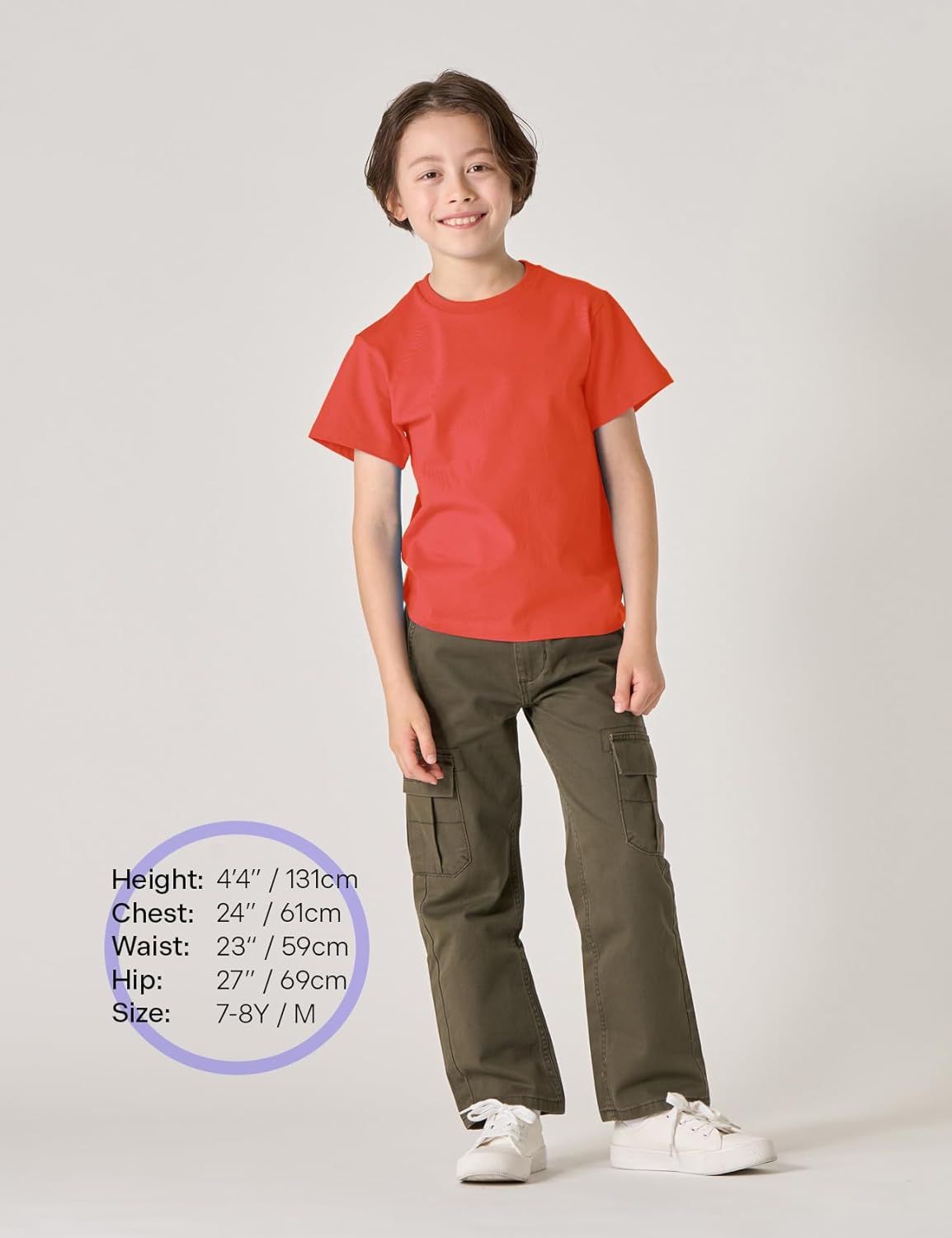 LAPASA Kids T-Shirts Short Sleeve (4 Pack) 100% Cotton Plain Top Tees Boy & Girl Unisex Toddler Children Tie Dye Summer K01