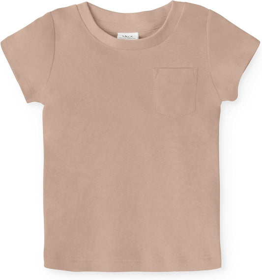 Colored Organics - Organic Cotton Toddler Short Sleeve Shirts - Baby Toddler and Kids Tops - Girls and Boys Tees