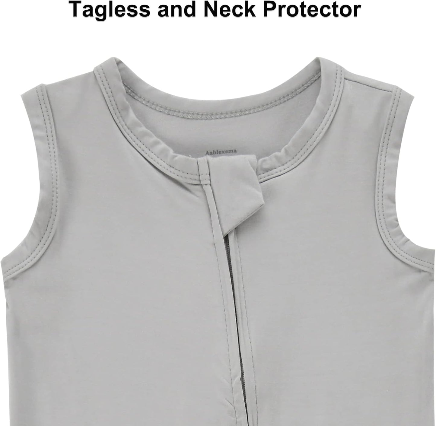 Baby Sleeveless Romper Zipper Toddler Summer Jumpsuit Rayon Outfits Infant Footless Pajamas 0-24m