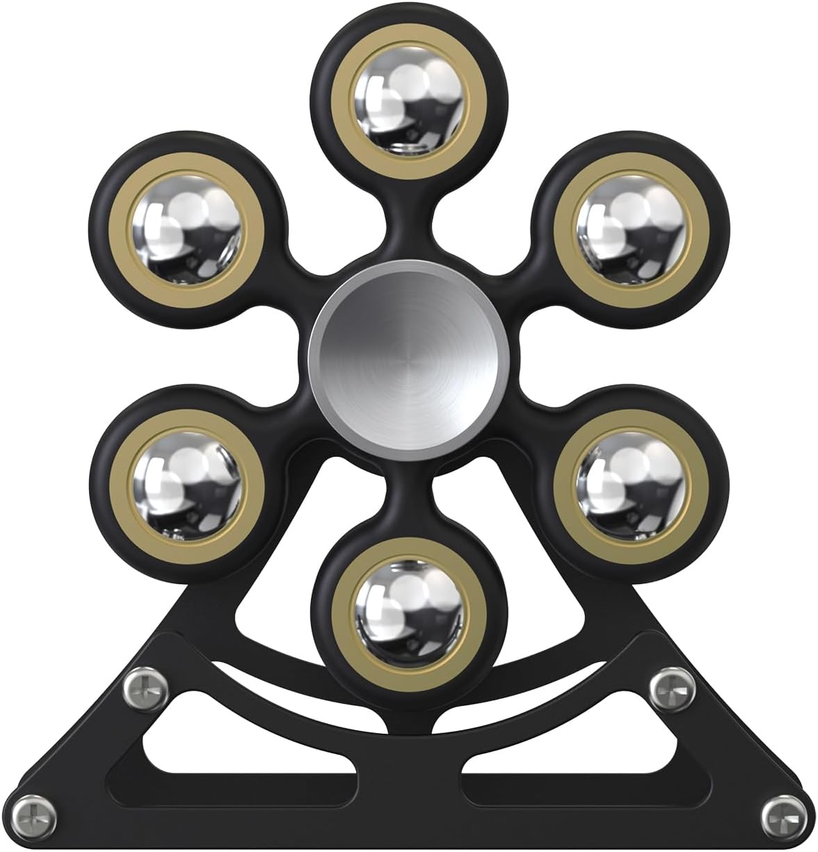 Desk Toys for Fidget Ferris-Wheel Spinner: 4mins Metal Cool-Gadgets Kinetic-EDC-Toy, Cool-Stuff for Kid Children Teen Adult, ADHD Tools Stress Relief Gift for Office Home School Men Woman Christmas