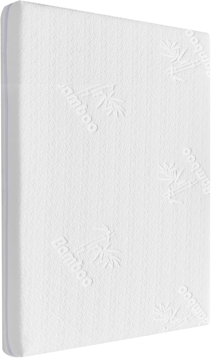 36.5x25 Playard Mattress for Trend: 2" Thick Dual Sided Gel Memory Foam Bassinet Mattress Fit for Dream On Me Nest/Zodiak/Zoom Portable, Pamo Babe Deluxe and Baby Trend Playard