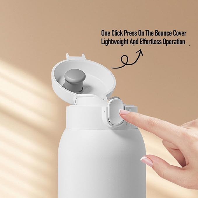 Fockety Baby Milk Warmer, 500ML Large Capacity Portable Bottle Warmer Leakage Travel Baby Milk Heater for Breastmilk and Formula