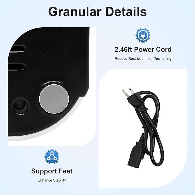 Instant Hot Water Dispenser, Mineral/Bottled Water Dispenser With Sturdy Faucet And Cover, 5 Temperatures Baby Bottle Warmer Formula Dispensers For Baby Formula, Hot Waters Kettle