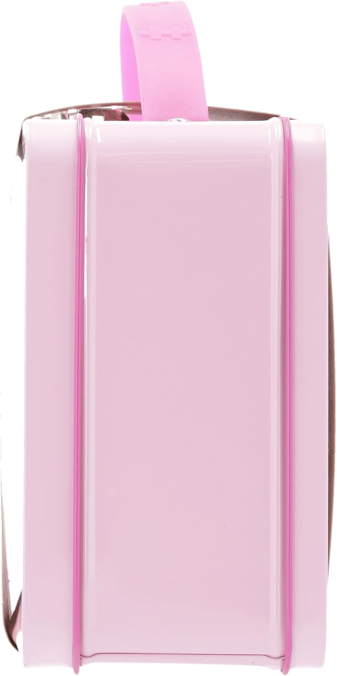 PLUS PLUS Building Set with Metal Suitcase, Open Ended Stem Toy for Toddlers and Preschool, 70 Big Pastel Interlocking Pieces