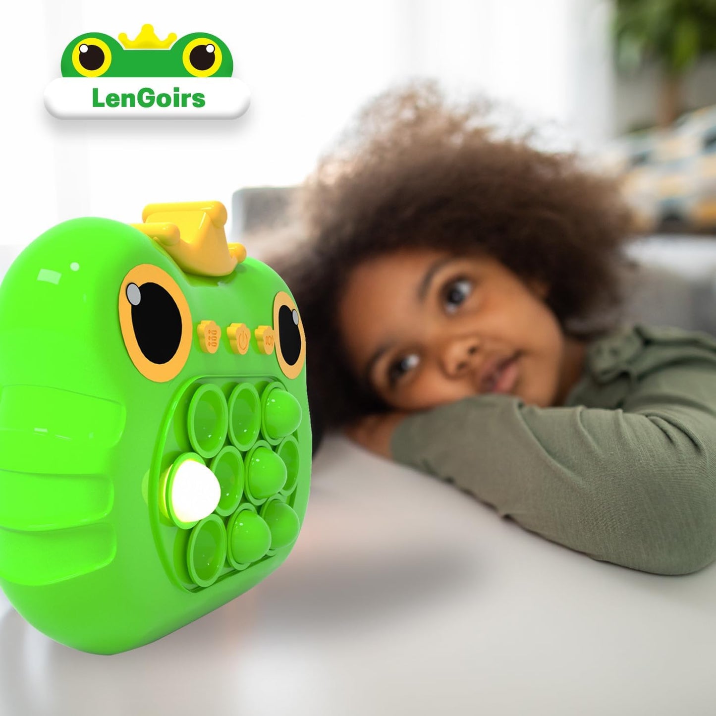 Pop GameToys for Kids 6-12, Fidget Toys for Autism Sensory Toys Mini Games,Bubble Stress Fingertip Luminescence Light Up GameBirthday Gifts for Boys, Girls