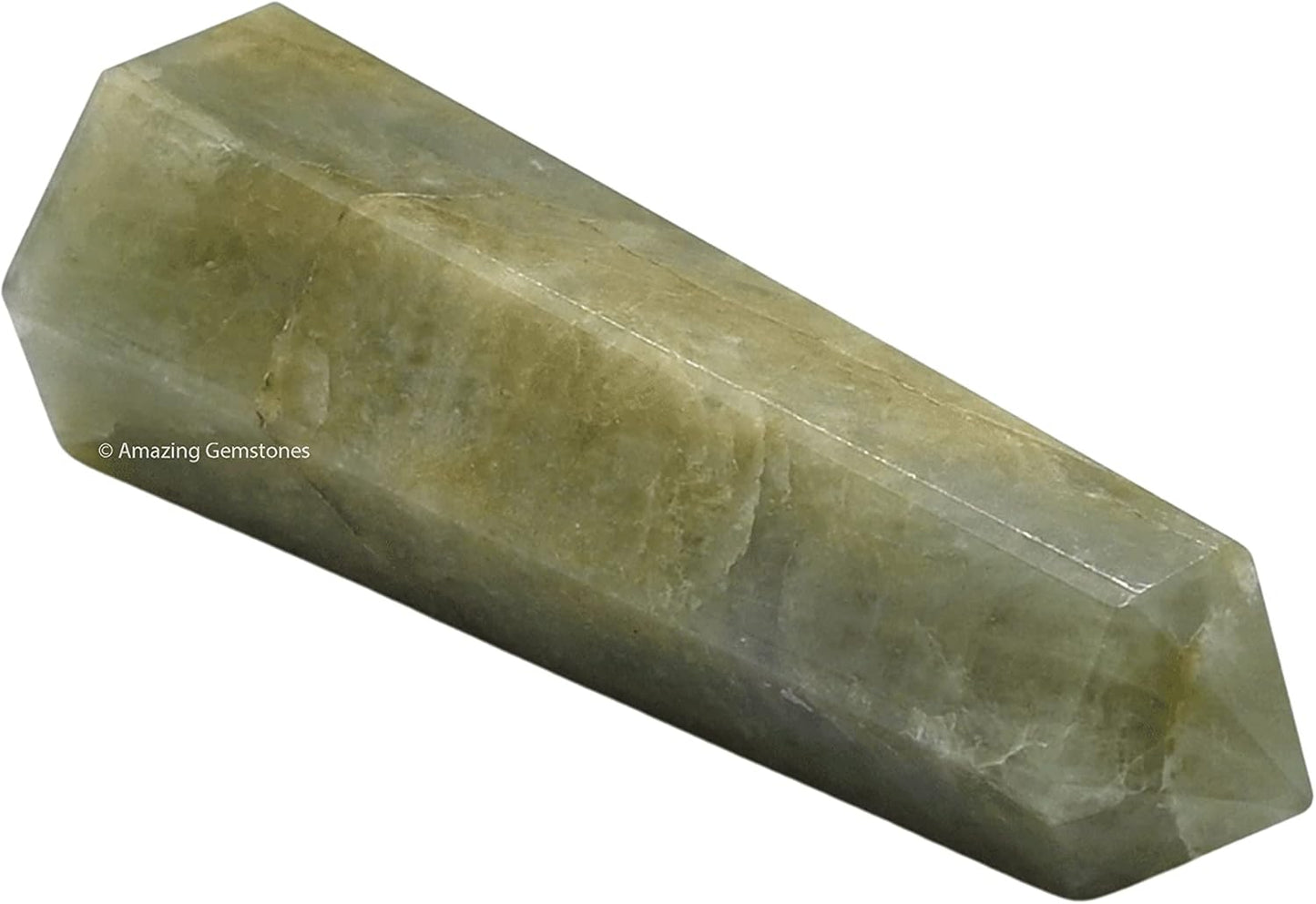 Amazing Gemstone Yellow Aquamarine Crystal Towers - Natural Healing Crystal Point Obelisk for Reiki Healing and Crystal Grid (2" to 3" Inch)