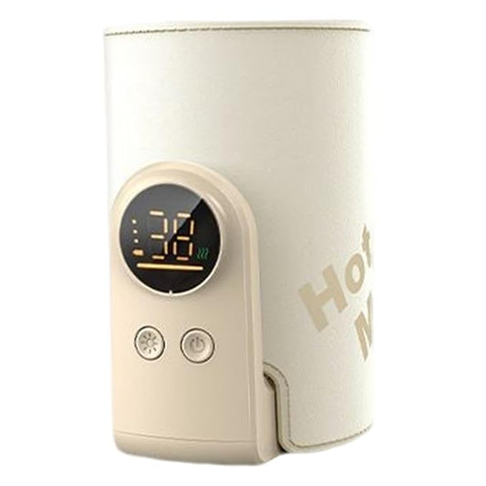 Bottle Warmer for Travel, Fast Heating & Precise Temperature Control Baby Bottle Warmer with LCD Display for Breast Milk/Formula