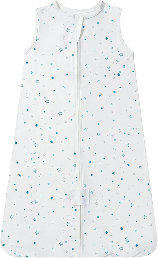 TotAha Light Sleep Sack, Stretchy, Soft, Cozy Wearable Blanket Sleep Bag with 2-Way Safe Zippers for 0-6-12-24 Months 0.5 TOG