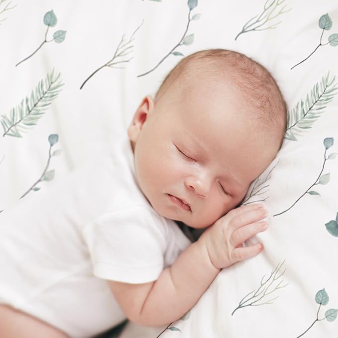 Soarwg Kids Bassinet Sheets, Bassinet Sheets for Baby Boy and Girl, Bassinet Sheet Neutral, Fit for Rectangle, Round, Oval, Hourglass Mattress, Flexible for Different Bassinet Pad/Mattress 4 Pack