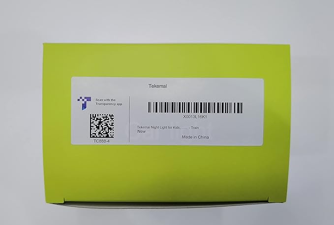 Kids Night Light, USB Rechargeable, 9 Color-Changing, Eye-Caring, Remote & Touch Control, Adjustable Brightness, Girl & Boy Gift - Train