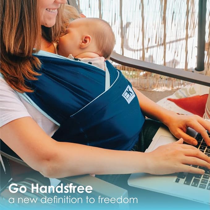 Active Oasis Baby K'tan Baby Carrier Wrap: #1 Easy Pre-Wrapped Baby Sling Gift | Breathable Sport Blend | UVA/UVB Infant Sun Protection | Promotes Safe Hygiene | Newborn up to 35lb (See Size Chart)