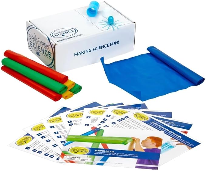 Steve Spangler Science STEM Kit: Power of Air, Ages 6+, Experiments for Kids, Chemistry Set, STEM Projects, Educational Toys