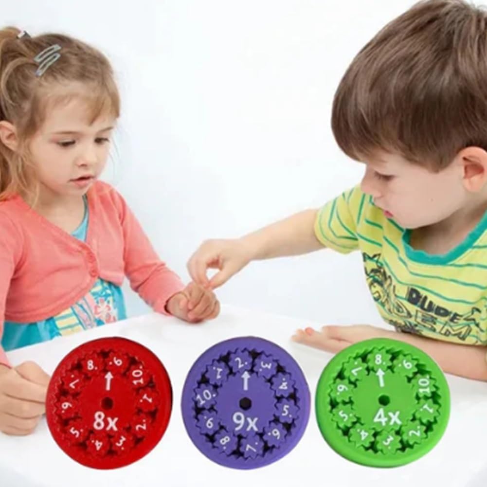 Math Fidget Spinners, Math Fact Fidget Spinners, Math Spinner Toy for All The Stimmers - Fidgeters Who are Learning Math, Division and Multiplication, Learning & Education Toys (Multiply Or Divide)