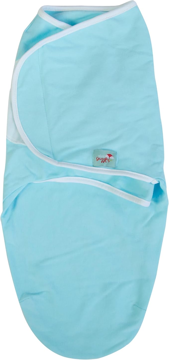 Newborn Bamboo Rayon Swaddle Wraps | Baby Receiving Blankets 3 pk: Wrap & 2 Muslin Square Blankets - Light Blue & Grey Chevron Stripes & Stars