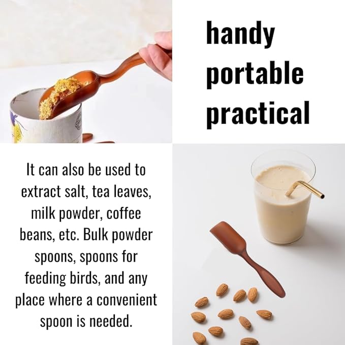 10Pcs NINGDAN Mini Shovel,Plastic Mini Gardening Shovel Spoons Soil Scoops,Cultivation Digging Transplanting Tools for Succulents Potted Flowers,Succulent Sand Scoops/Coffee Beans/Milk Powder Scoops