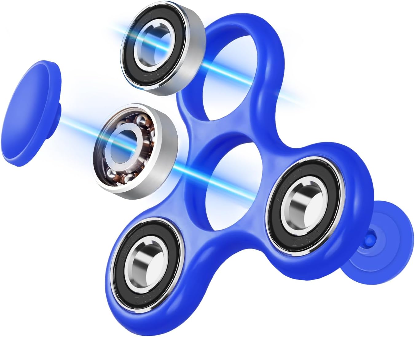 SCIONE Fidget Spinner Toy 1 Pack, Stress Anxiety Relief Sensory Fidget Toys for Kids Adults, Cool Fidget Spinners for ADHD Autism Birthday Gifts Stocking Stuffers Classroom Prizes for Boys Girls