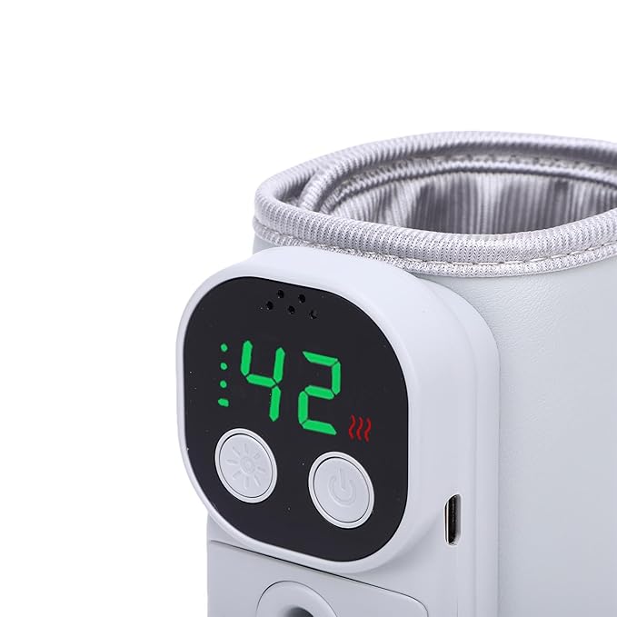 VBESTLIFE Portable Bottle Warmer for Travel, Fast Warming Comfortable Baby Feeding On The Go, Constant Temperature Milk Warming for Home Outdoor