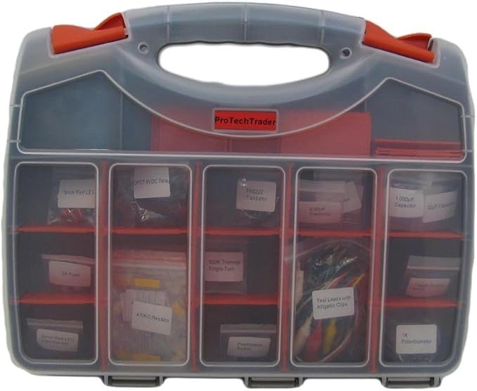 Make: Electronics Component Pack 1 - Second Edition Kit Follows The Latest Make: Electronics 2nd ed Educational Book by Charles Platt