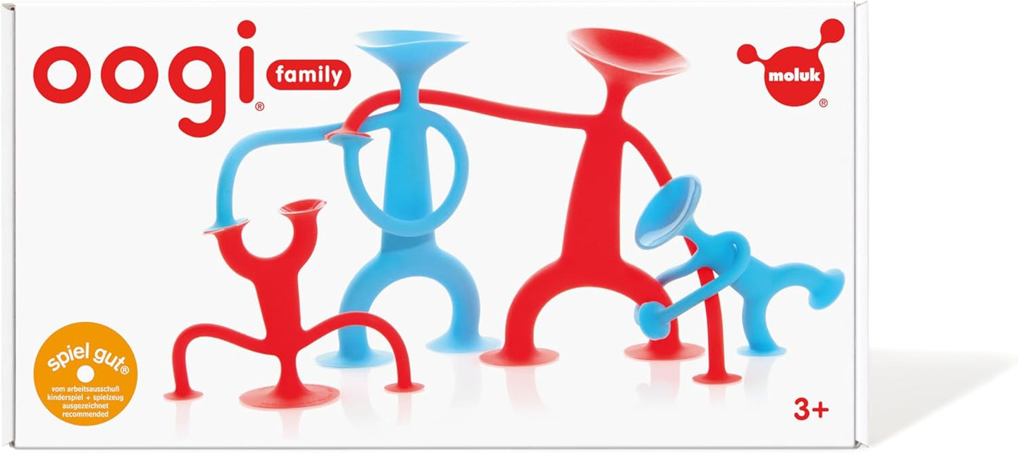 Fat Brain Toys Oogi Family by MOLUK - Red, Blue - Open-Ended Fidget Toys, Kids & Teens