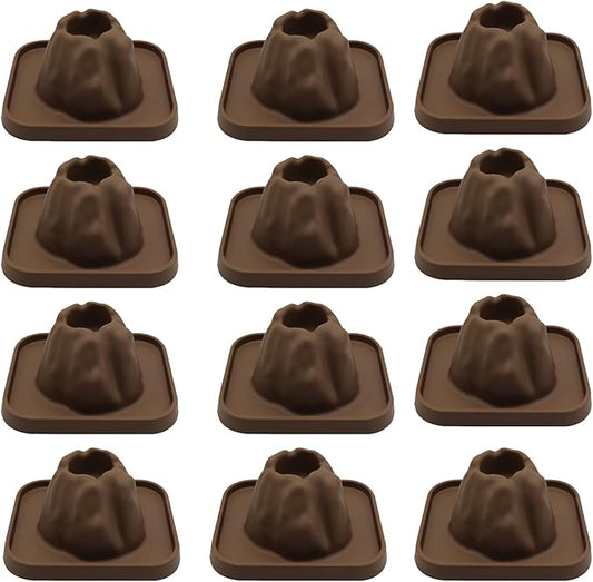 jarbins 10Pcs Volcanic Model School Figure Model Experiment for Volcano Science Kit Volcano Eruption Toy DIY Demonstration Props