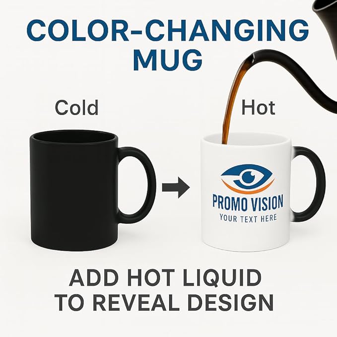 Personalized Coffee Mug, Custom Photo Caricature Gift, Funny Customized Coffee Gift for Men & Women, Custom Mugs with Pictures, Color Changing 11oz Father's Day Mug