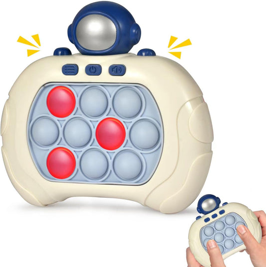 Quick Push Game Fidget Toys for Kids, Quick Push Pop Game 6 Modes Games, Fast Push Bubble Game, Pop Game Fidget Sensory Toys, Christmas Birthday Gifts for 3-12 Year Old Girls Boys