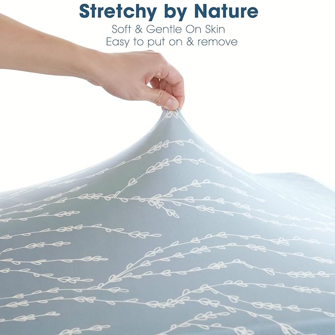 GRSSDER Pack n Play Sheets Fitted 3 Pack, Stretchy Ultra Soft Jersey Knit Pack and Play Sheets, Universal Fitted Portable/Mini Crib Mattresses Snug and Safe, Space Stylish Print