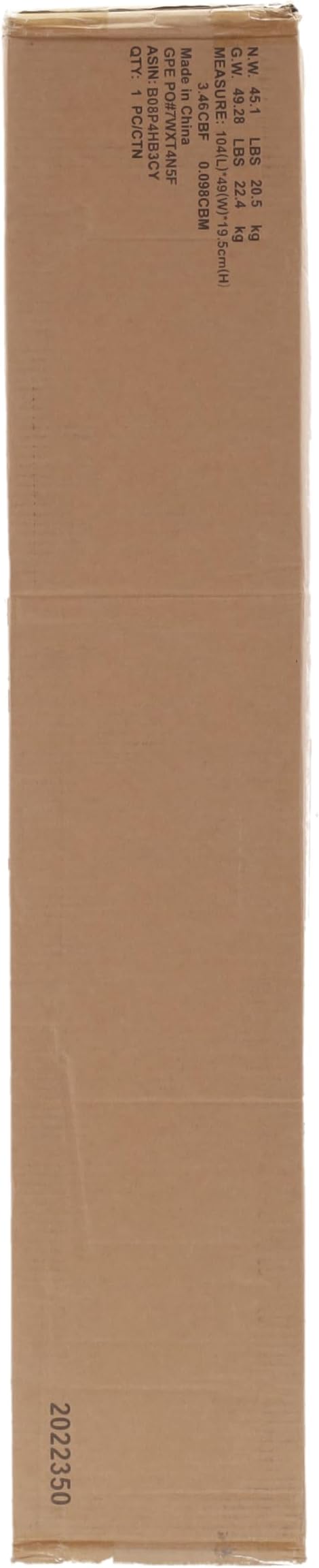 Amazon Basics Kids Kitchen Set, Play Kitchen Toy Playset for Toddlers, Preschoolers, 39"L x 11.8"W x 39"H, White & Gray