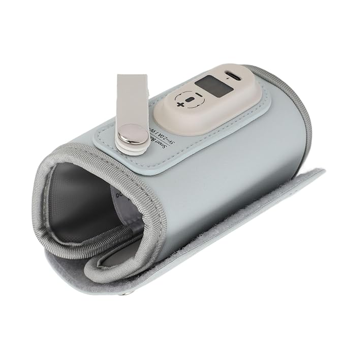 Denash Portable Bottle Warmer for Travel, 6 Gear Temperature, Fast Heating, Baby Milk Warmer for Breastmilk or Formula, Accurate Temperature Control