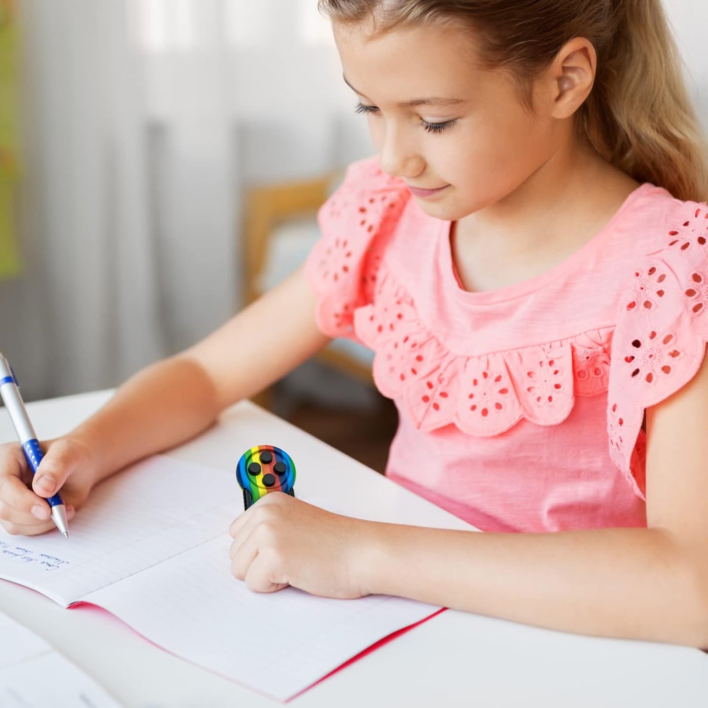 WTYCD Original Fidget Toy Game, Rubberized Classical Controller Fidget Concentration Toy with 8-Fidget Functions and Lanyard - Excellent for Relieving Stress and Anxiety