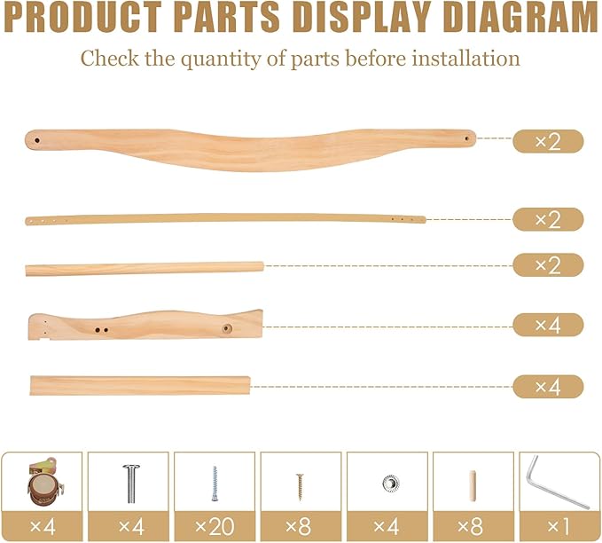 Moses Basket Stand, Bassinets Stand, Wooden Rocking Moses Baskets Stand for Baby Bassinets, Mose Basket Bassinet Stand Adjustable Bassinet Rocker with Wheels