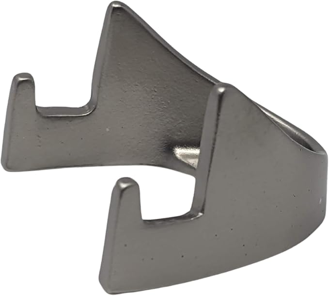 Military Challenge Coin Display Stand - Solid Metal with Anodized Finish - US Vet. Business (Black) (Nickle Five-Pack)