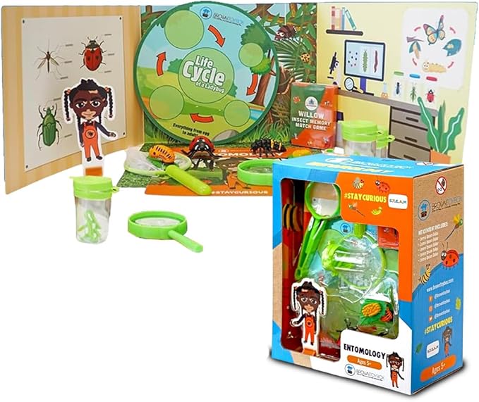 Educational Science STEM Kit for Kids Ages 6–8- Gift for Boys & Girls (Willow Entomology)