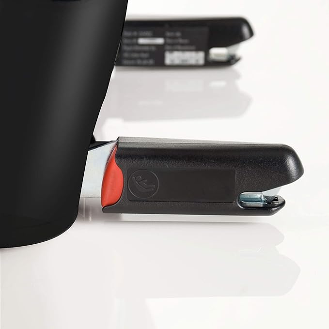 Clek Oobr High Back Booster Seat with Adjustable Headrest, Reclining Design, Latch System, and Retardant-Free Fabric, Marshmallow