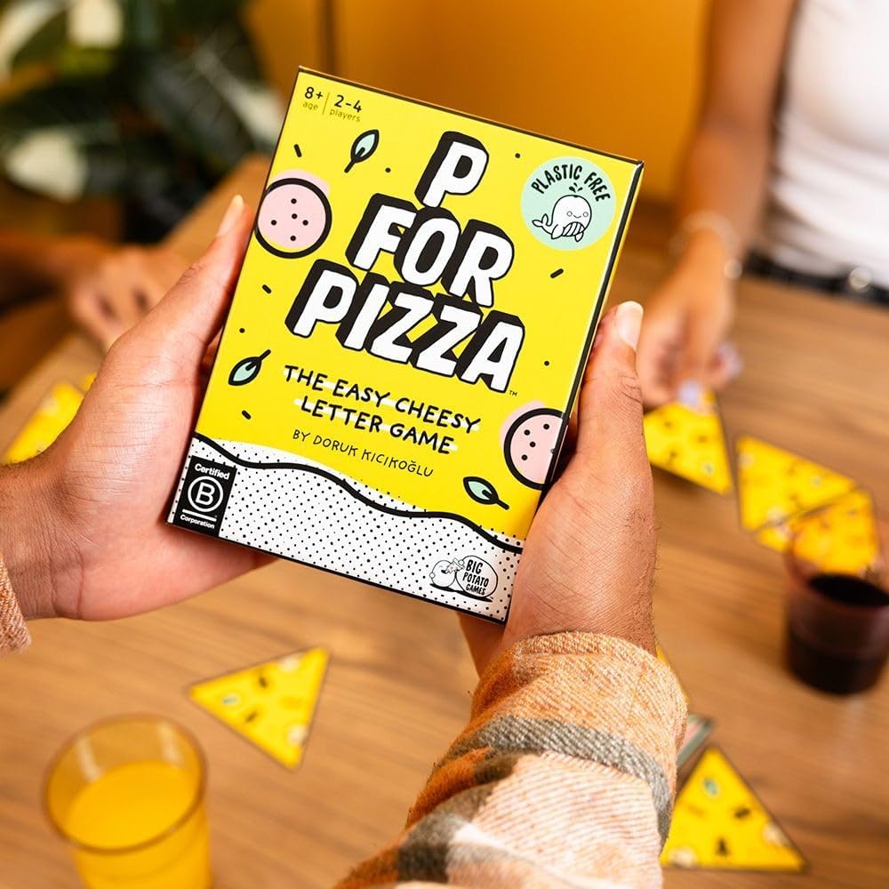 Big Potato P for Pizza: Family Card Game | Great for Adults and Kids | Perfect for The Holidays and Family Game Night | Compact Card Game