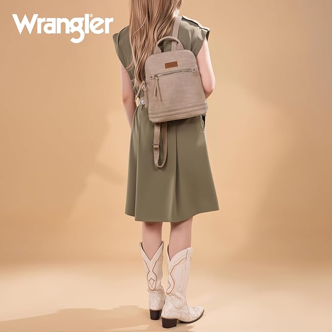 Montana West Wrangler Backpack Purse for Women Medium Ladies Bookbag Travel Daypacks Bags