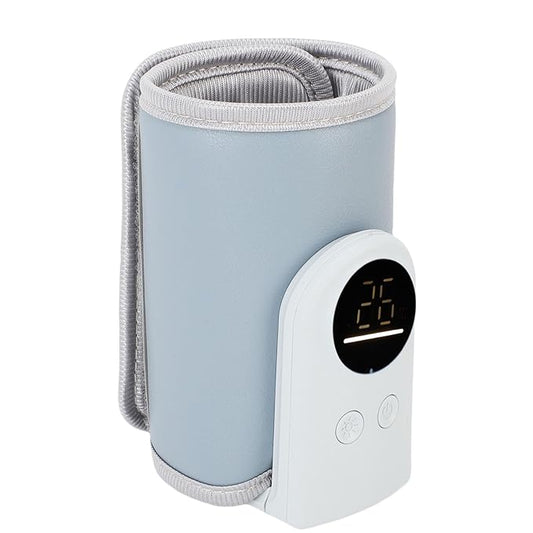 USB Powered Baby Bottle Warmer, 18W Fast Heating Adjustable Constant Temperature Portable Bottle Warmer Universal for Home and Travel (Type 2)