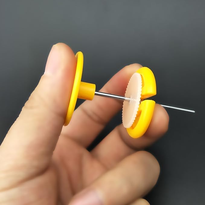 EUDAX 18 Set DC Motors Kit,Mini Electric 1.5-3V 24000RPM Hobby Motor with 252Pcs Plastic Gears,2 x AA Battery Holder ,Wires for STEM DIY Toy